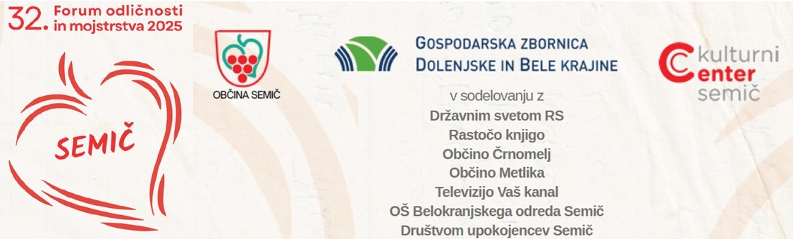 32. Forum odličnosti in mojstrstva 2025 Semič, logo1